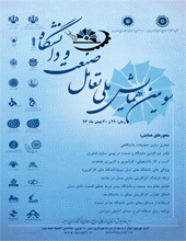 پوستر سومین همایش ملی تعامل صنعت و دانشگاه