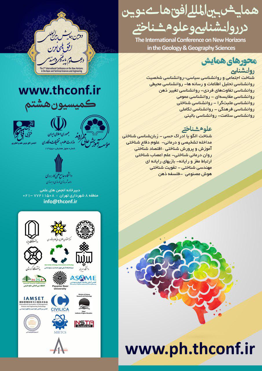 پوستر همایش بین المللی افق های نوین در روانشناسی و علوم شناختی